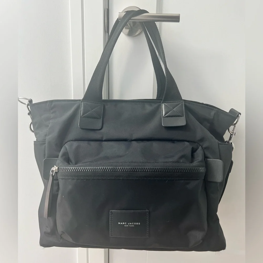 Marc by Marc Jacobs Black Diaper/Tote Bag